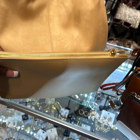 Suede oversize shoulder, Handbag - Picture 11 of 14